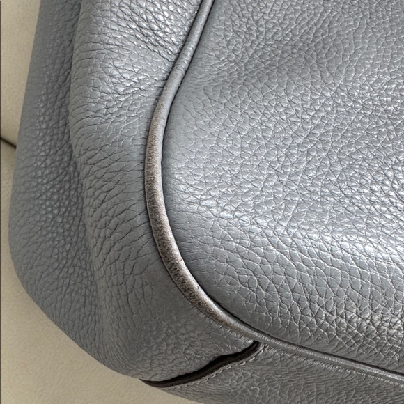 Coach Rori C2853 hobo shoulder bag in pebbled granite gray - Picture 11 of 12